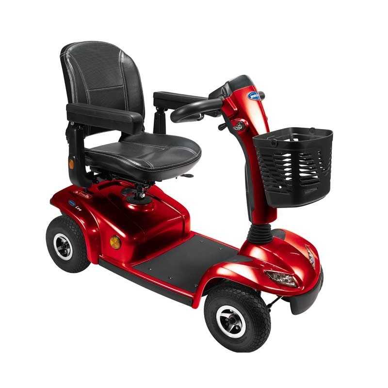 INVACARE Leo (4 ruedas) scooter de movilidad en rojo