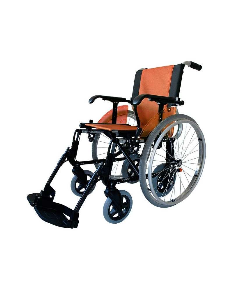 FORTA Line Dúo silla de ruedas en aluminio. Ruedas traseras intercambiables