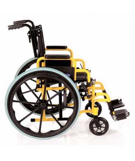 COSMOMEDICA ORT22037 Silla de ruedas en acero plegable para niños