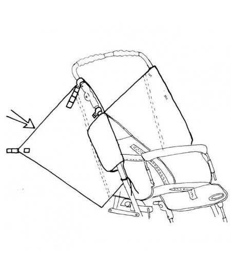 Extensión protector lateral REHAGIRONA Rehatom 4 accesorio para silla pc