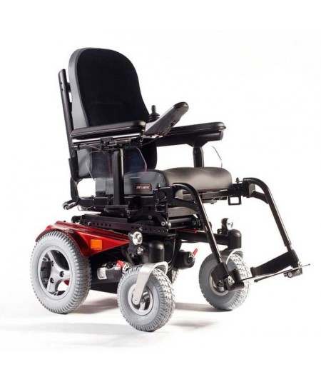SUNRISE Jive (estándar) silla de ruedas eléctrica en rojo