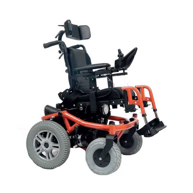 VERMEIREN Forest Kids silla de ruedas eléctrica en naranja
